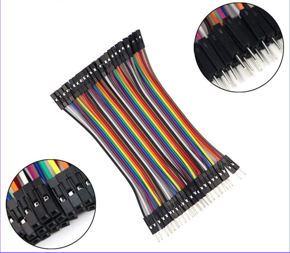 Dupont Cable Jumper 40 Wire 10cm F-M F-F M-M For Arduino Raspberry Breadboard