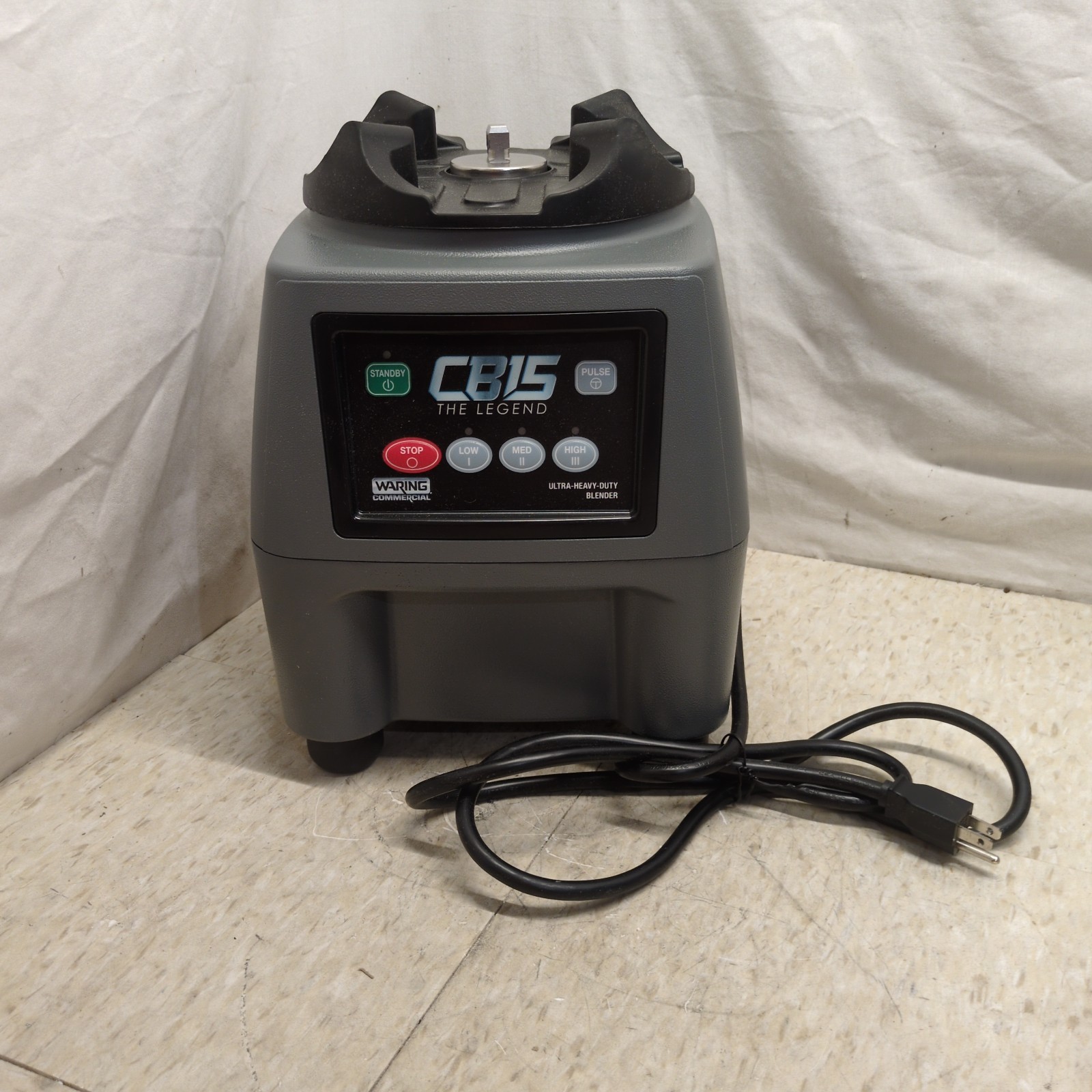 Waring CB15 Commercial 3.75 HP Blender Base Touchpad Controls – BASE ONLY