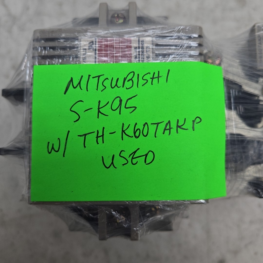 Mitsubishi S-K95 Magnetic Contactor 3 Pole w/ TH-K60TAKP Overload Relay 54-80A