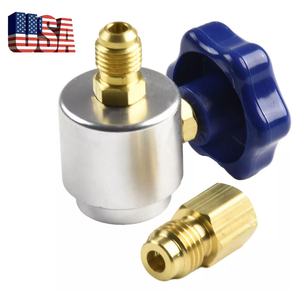 Self Sealing R134A Can Tap Valve Adapter For A/C Charging Convertor US