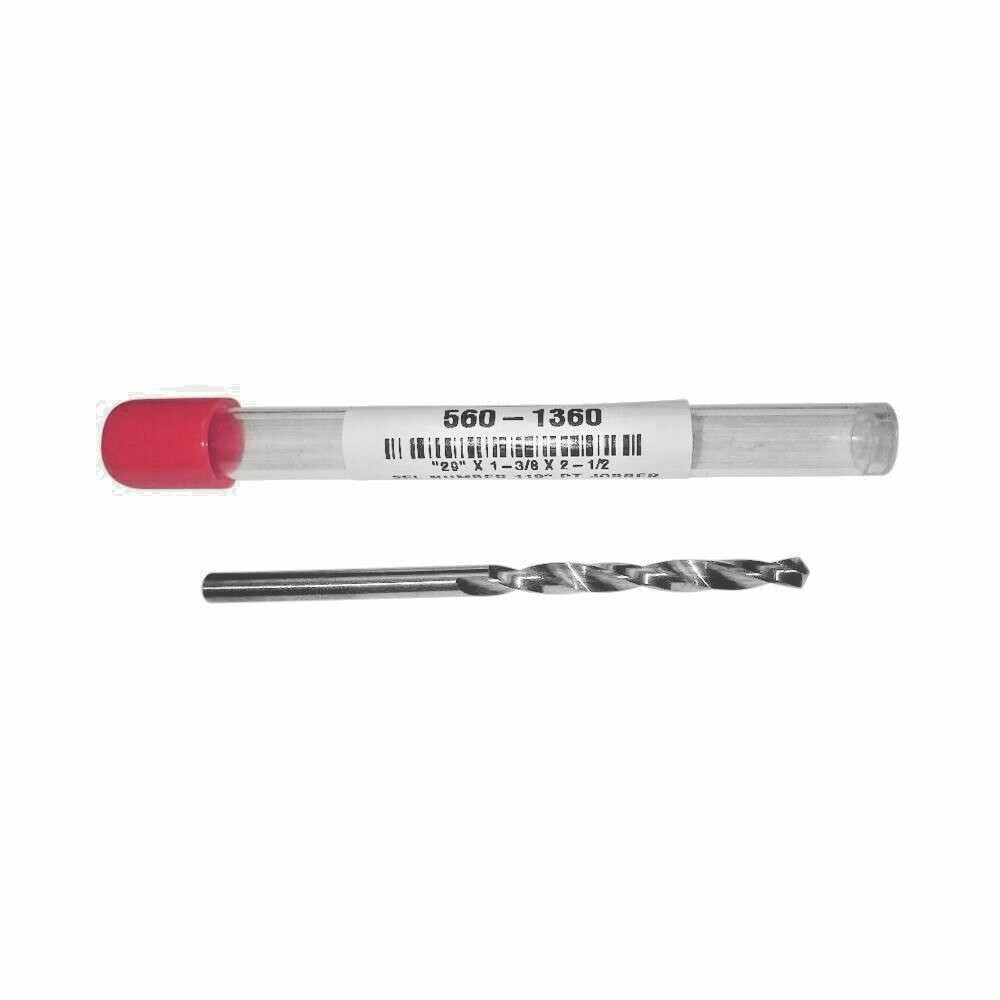 #29 (.136″) Jobber CARBIDE Drill Bit 560-1360 MADE IN USA Free Shipping