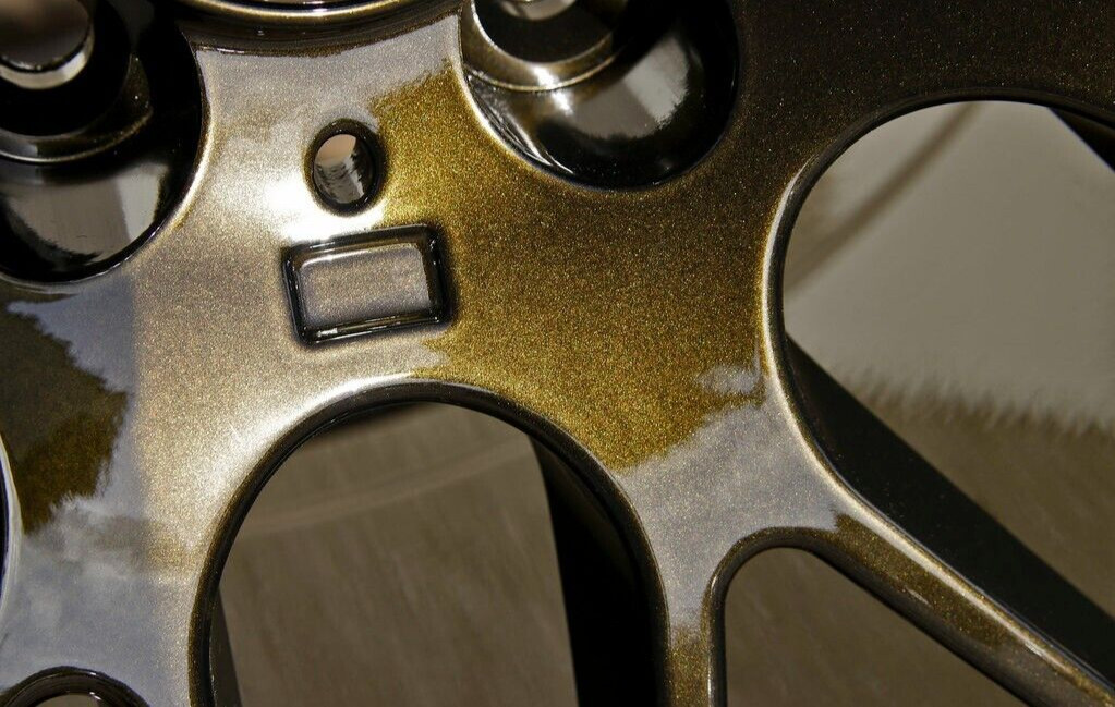 High Gloss Metallic MIDNIGHT GOLD powder coating, 1Lb/450g