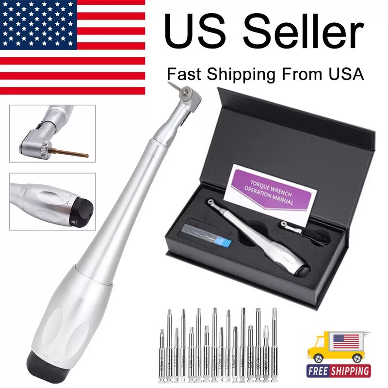 Dental Universal Implant Torque Wrench Drivers Implant Instrument 16pcs Drivers