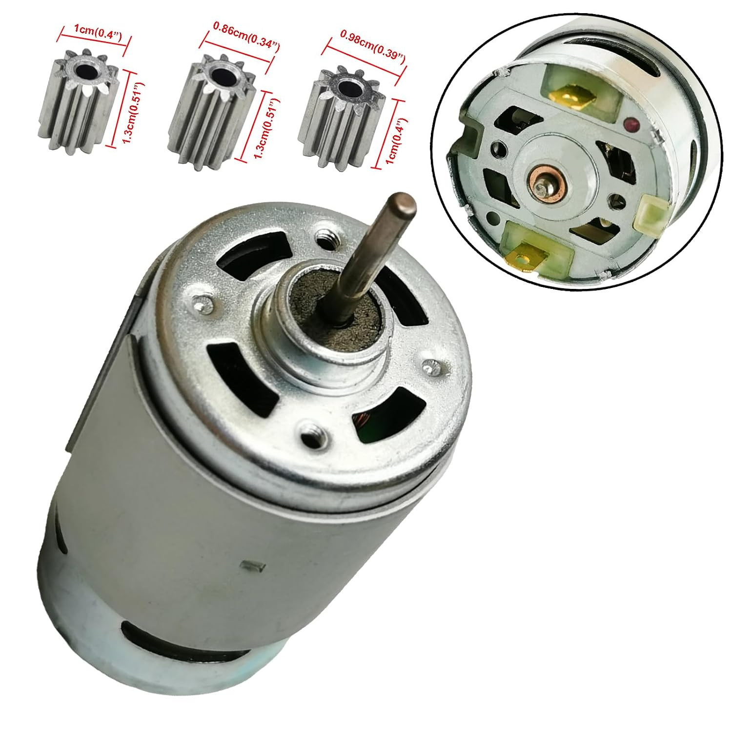 24V 555 22000RPM Electric Motor High Speed DC Drive Engine Upgrade for Ride On C