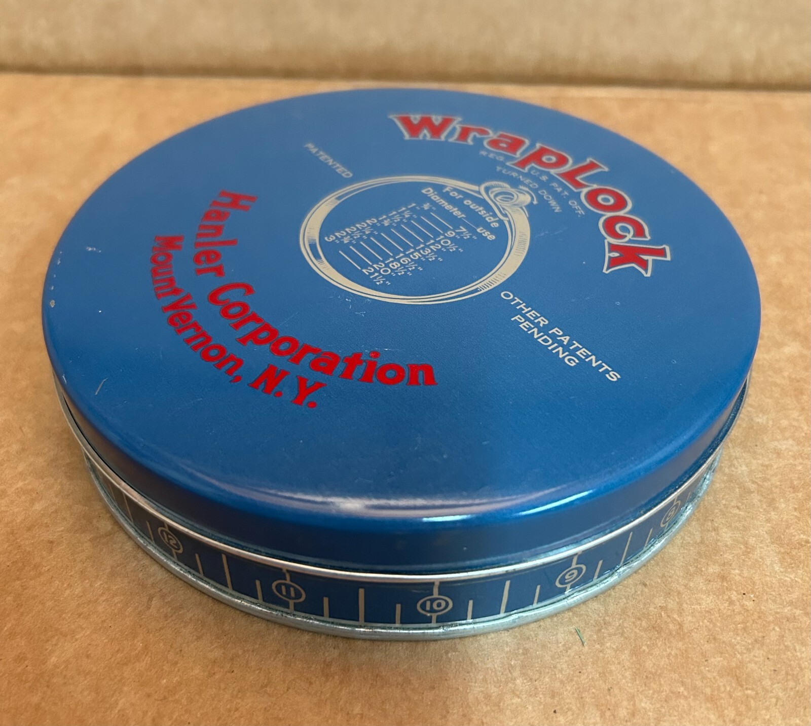NEW Hanler WrapLock Clamp Banding Galvanized Steel GS10012 1/2″ x 100′ Vintage