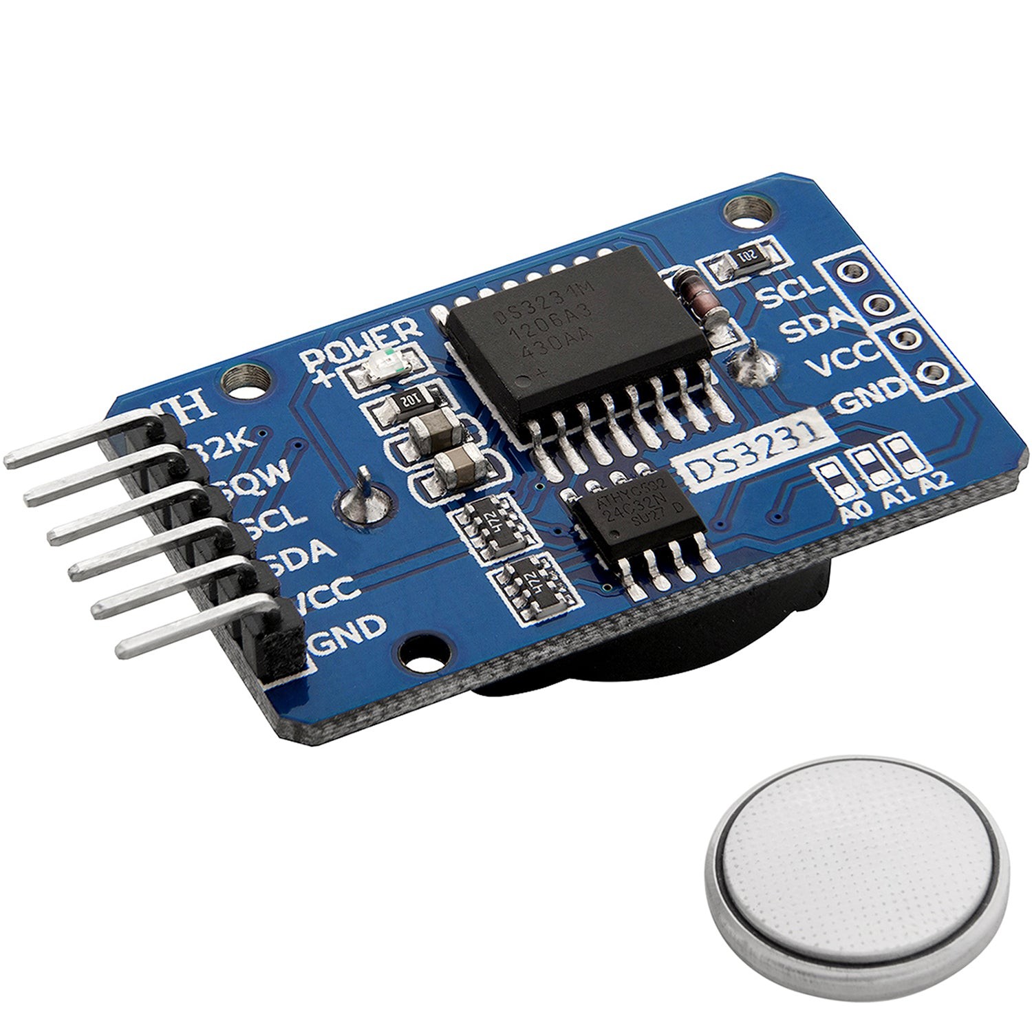 DS3231 IIC precision Real time clock RTC memory module with CR2032 battery USA