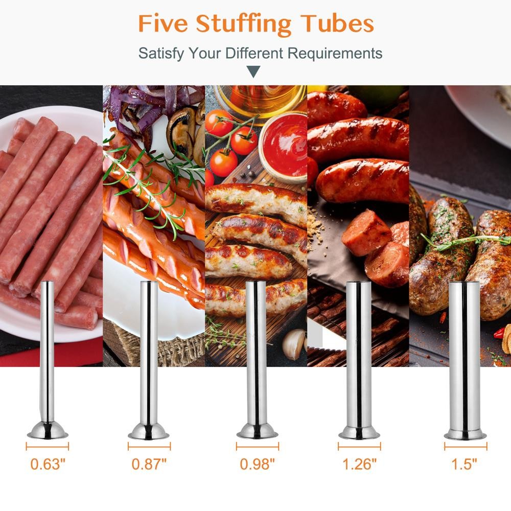 ROVSUN 15L Electric Sausage Stuffer Maker Commercial Butcher Vertical Meat Press