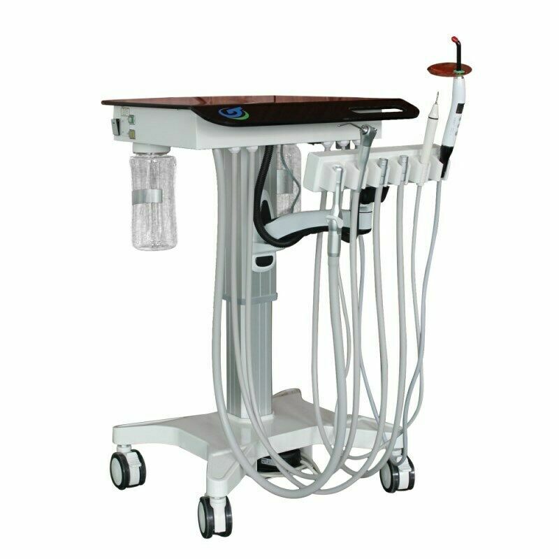 Dental Mobile Treatment Unit System Adjustable Delivery Cart GU-P302S 4 Hole US