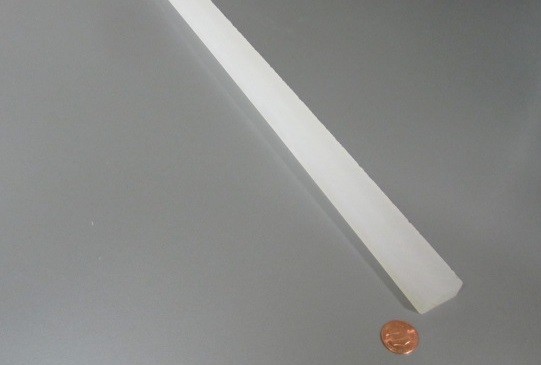 Polypropylene Bar 1/2″ Thick x 1.0″ Wide x 48″ Long, 4 pcs, 16 feet