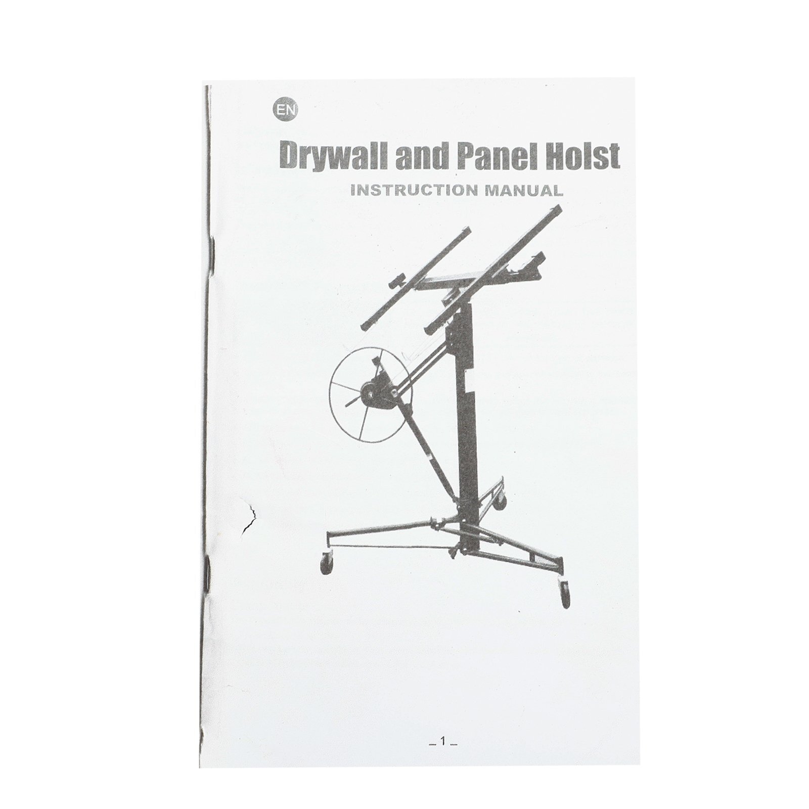 11FT Drywall Lifter Panel Hoist Jack Rolling Caster Construction Lockable 150lbs