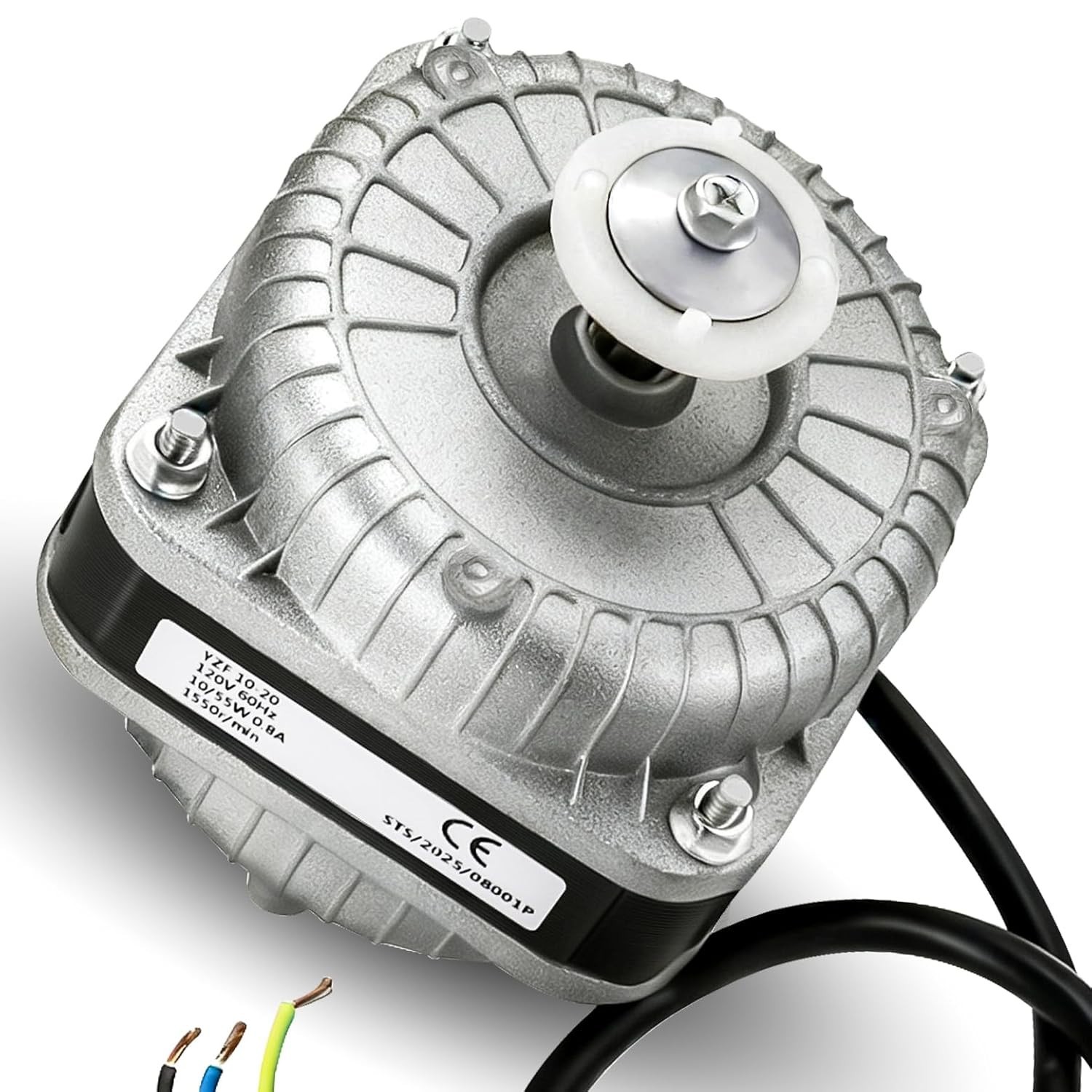 YZF10-20 Condenser Fan Motor AC 120V 60Hz 1550rpm 10/55W 0.8A Electric…