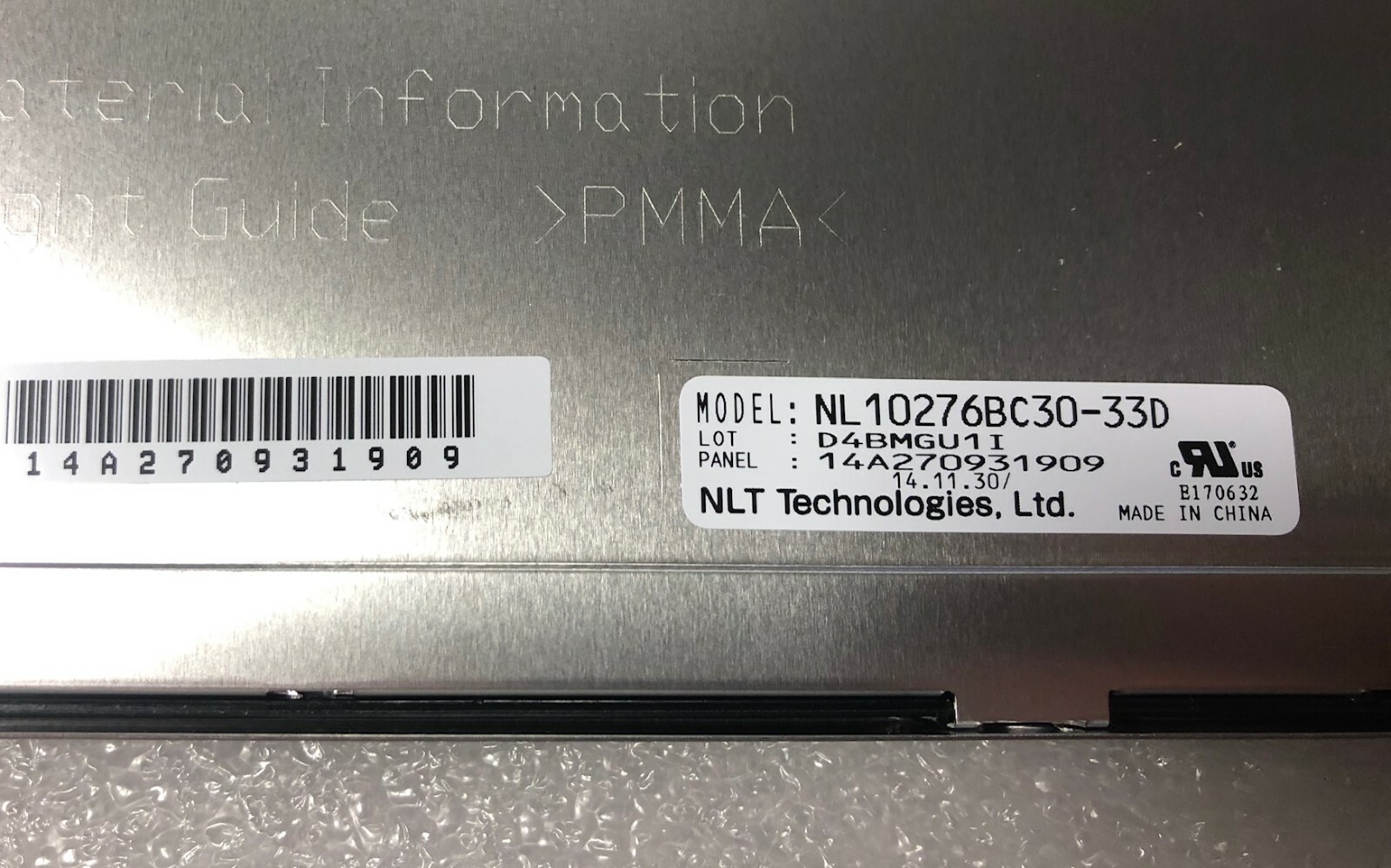 NL10276BC30-33D TIANMA 15.0″ 1024×768 15.0 inches (38 cm) XGA industrial NEW!