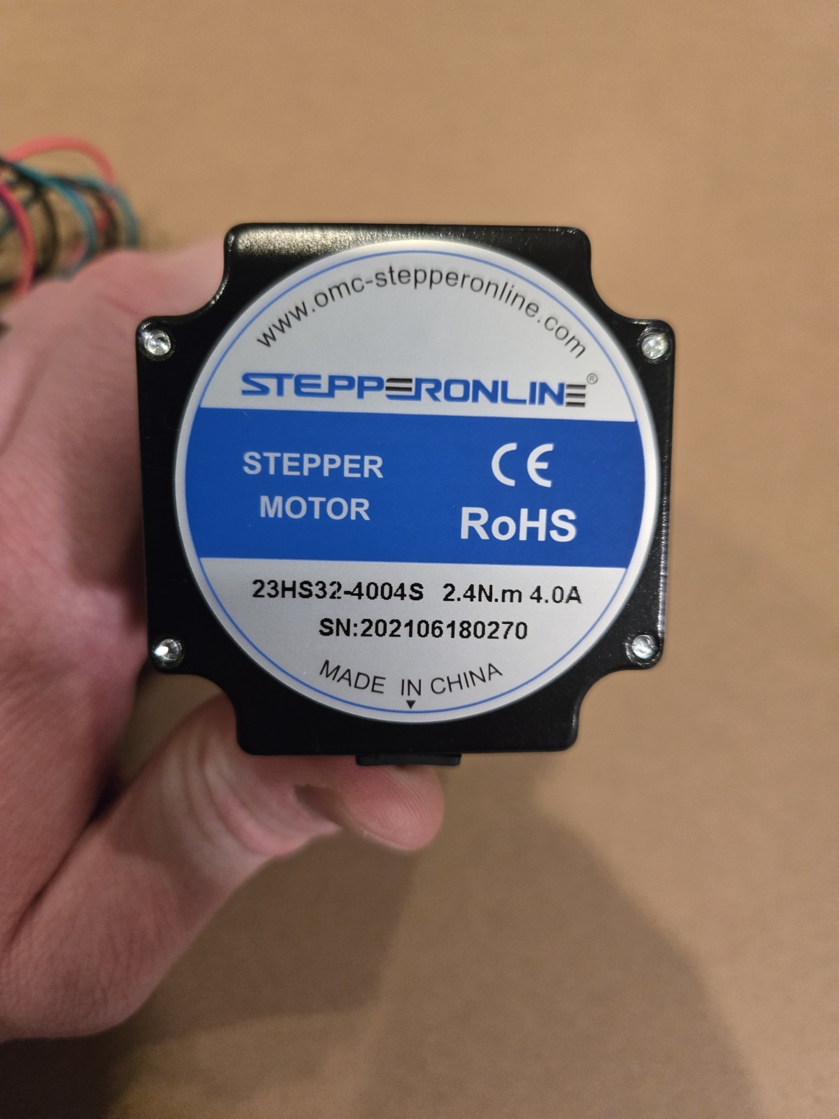 STEPPERONLINE STEPPER MOTOR 23HS32-4004S 2.4N.m 4.0A (55.75-279-15)