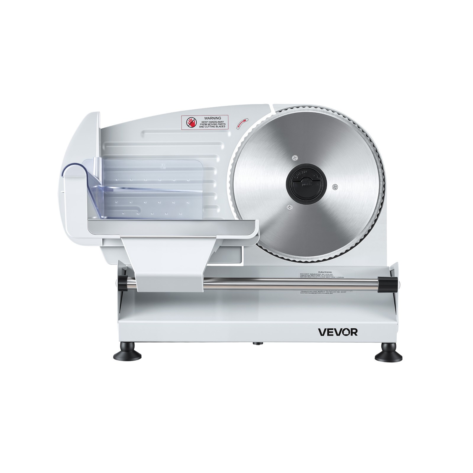 VEVOR Electric Meat Slicer with 7.5″ SUS420 Blade & 0-0.6″ Adjustable Thickness