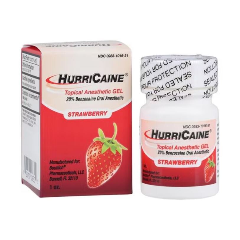 *1-Bottle* HurriCaine Topical Athletic Gel Strawberry 0283-1016-31