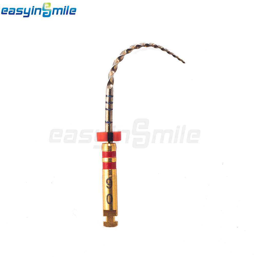 6pc Dental Endo Rotary NITI Files X3-Pro Gold Taper Root Canal Endodontic Files