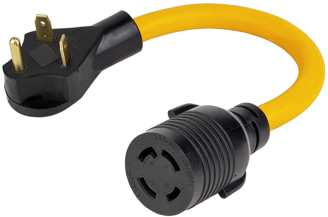 Generator adapter RV TT30 P male to L14-30 R female twist lock 120 voltage adap