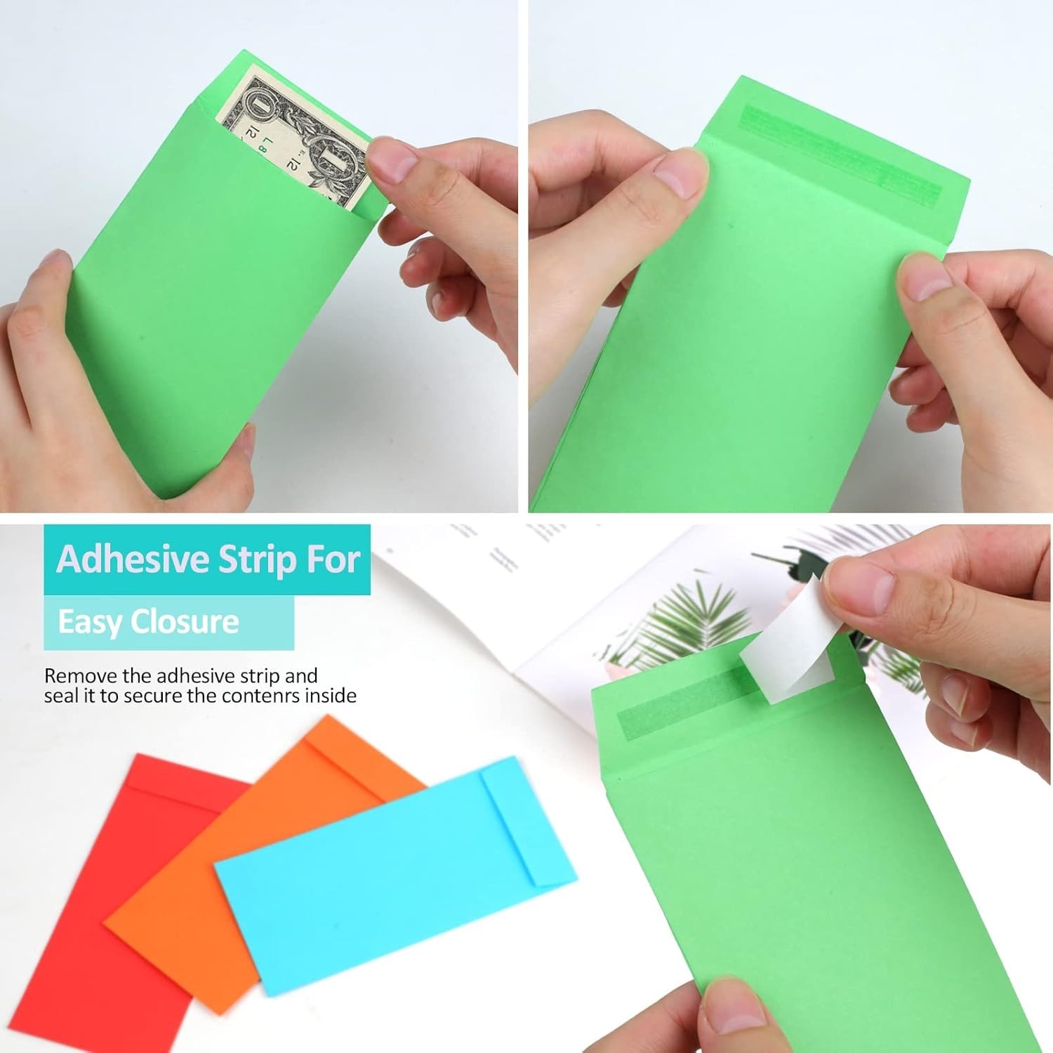Vibrant 120-Pack Money Saving Envelopes – Perfect for Christmas & Everyday Use