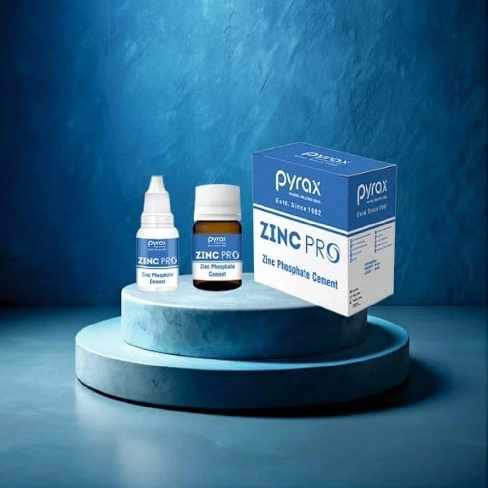 Pyrax Zinc Phosphate Cement Permanent Tooth Filling Material Kit Dental