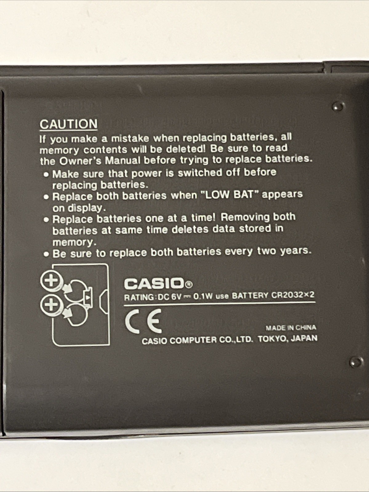 Casio Digital Diary SF-3300 32kb Backlit Display New Batteries