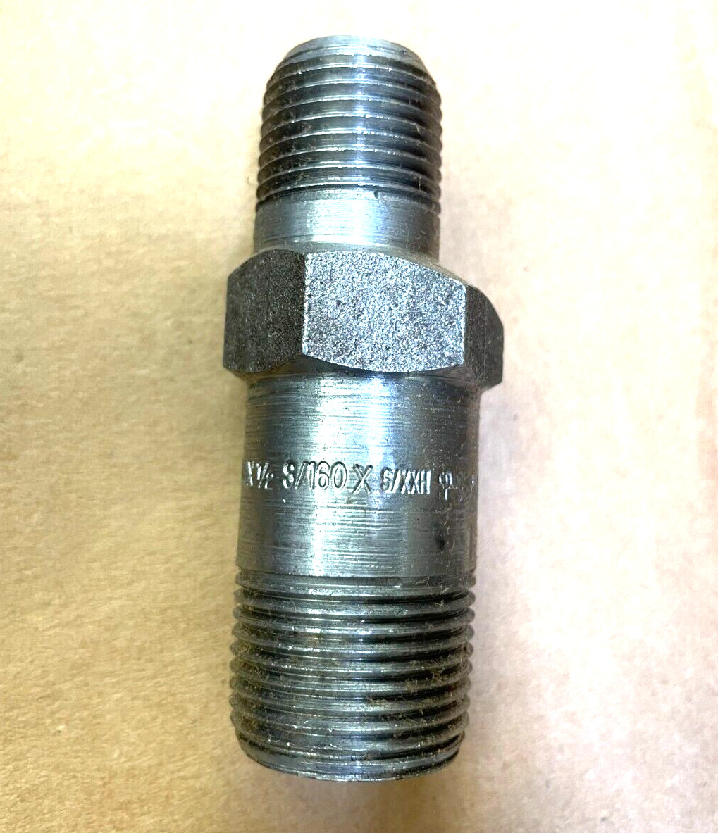 SWAGE NIPPLE 3/4″ x 1/2″ S/160 x XXH Eccentric Thread Both End A234 WPBN SP95