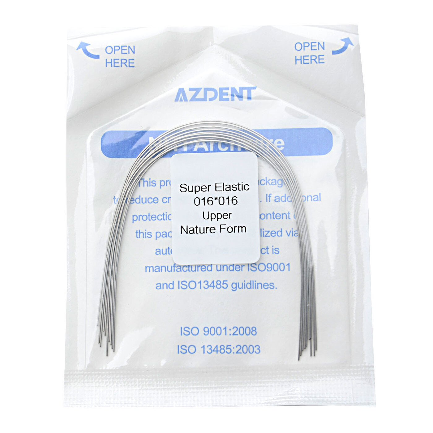 AZDENT Dental Orthodontic Arch Wires Super Elastic Niti Nature Form Rectangular