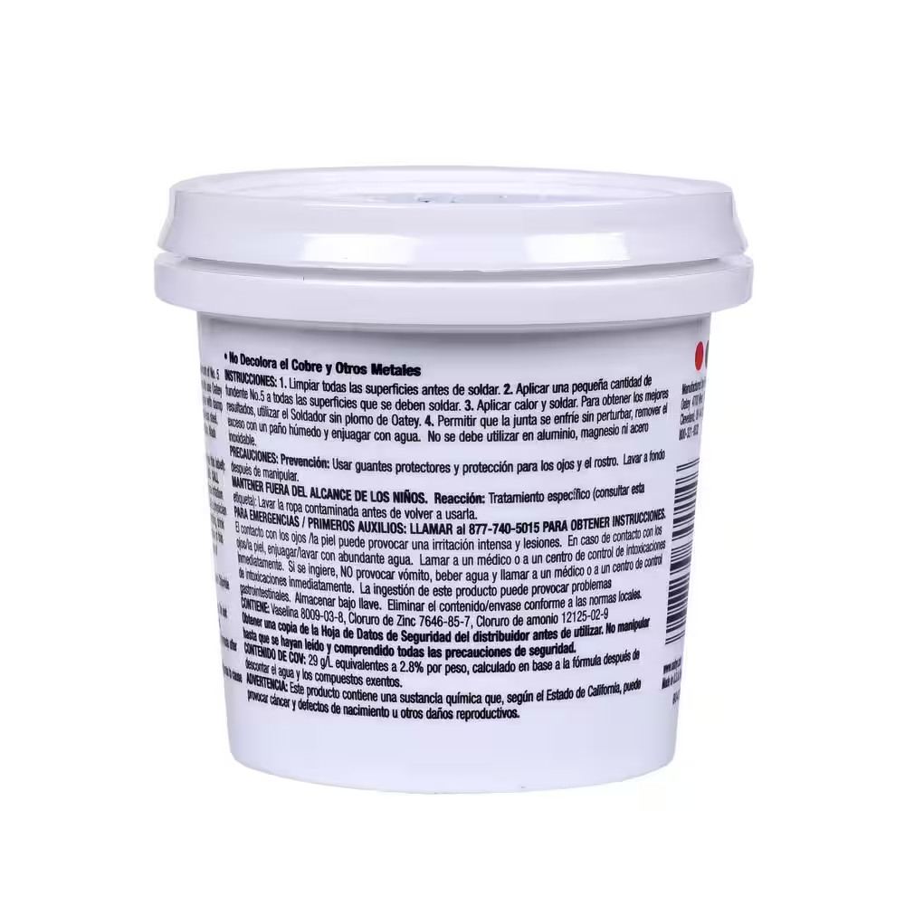 Oatey No. 5 Lead-Free Solder Flux Paste 8 oz.