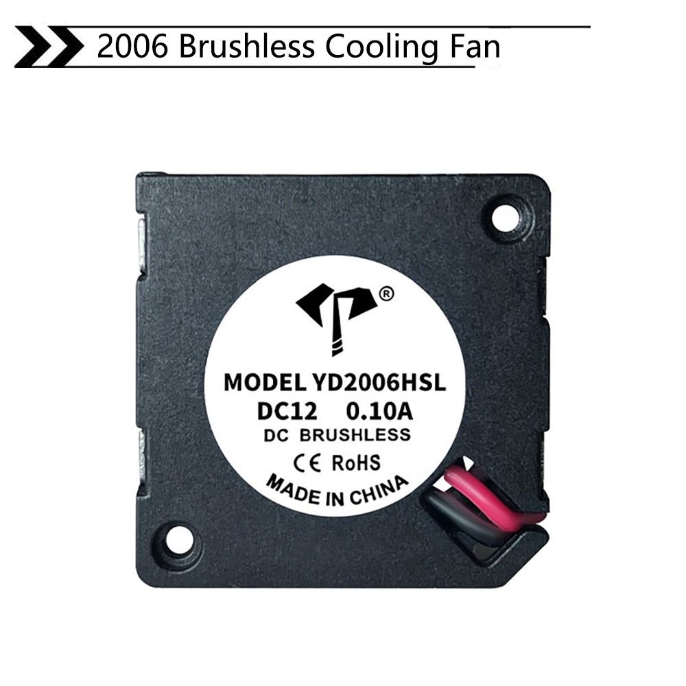 DC 5V 12V 24V 2006 Turbo Blower Fan 2cm 20 X 20 X 6mm Mini Square Cooling Fan