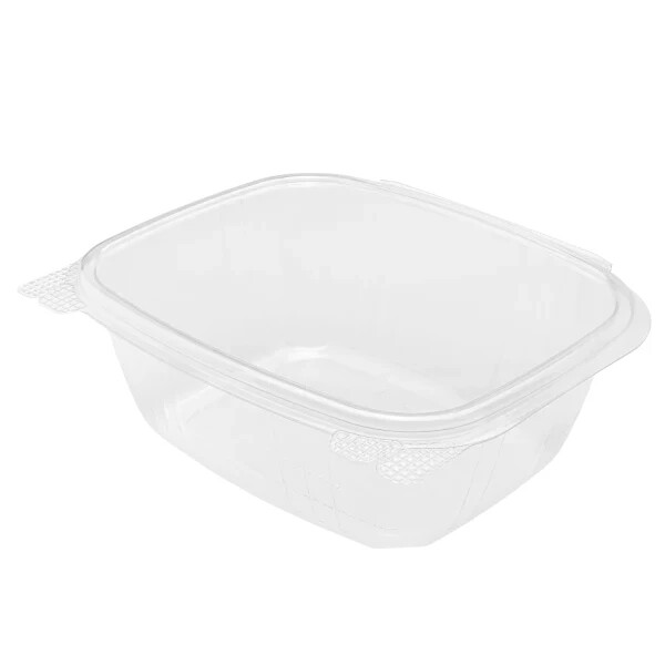 Karat 32 oz PET Plastic Hinged Deli Container – 200 ct, FP-HDC32