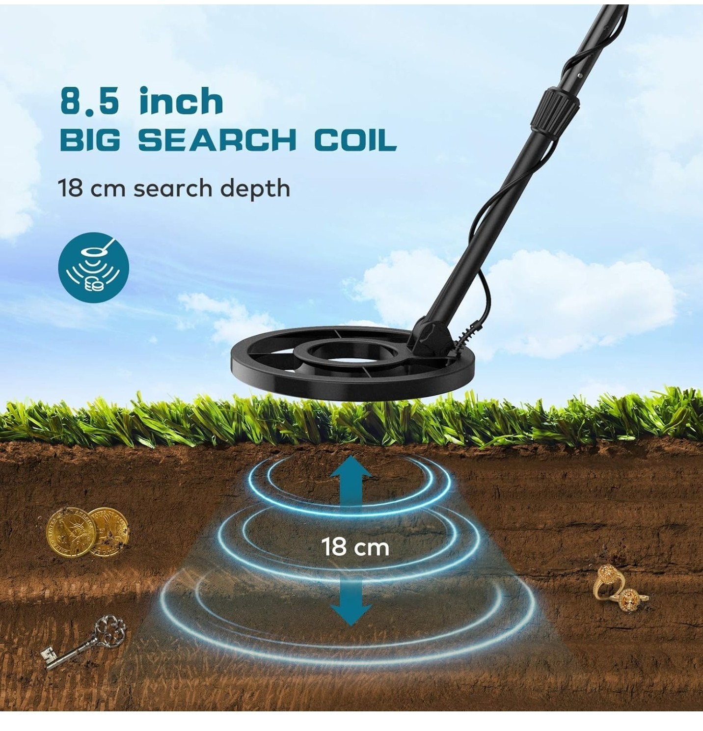 Metal Detector Professional for Adults & Kids