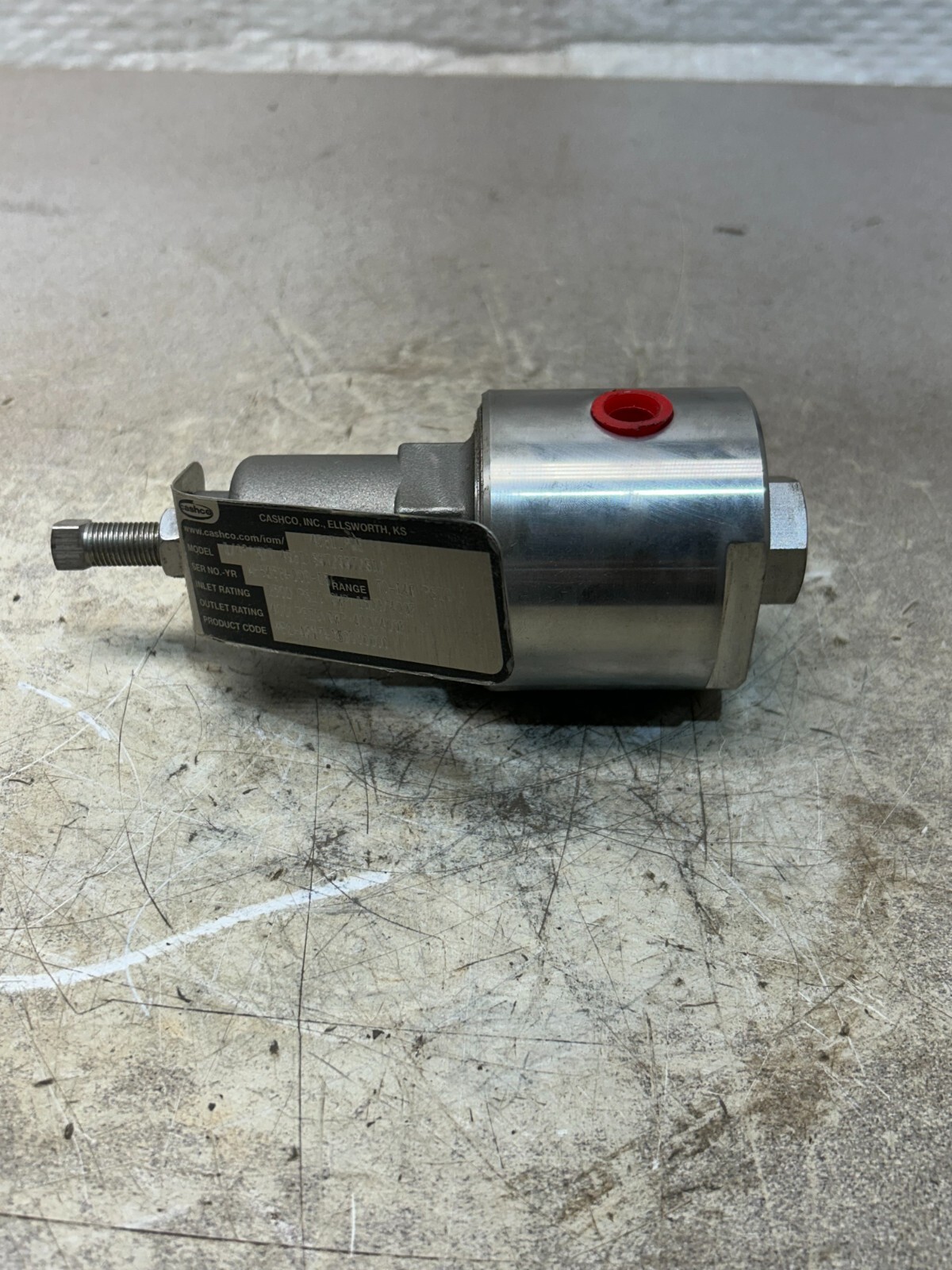 NEW NO BOX 1/4″ NPT Cashco 4381 SST/SST/S1 Pressure Regulator
