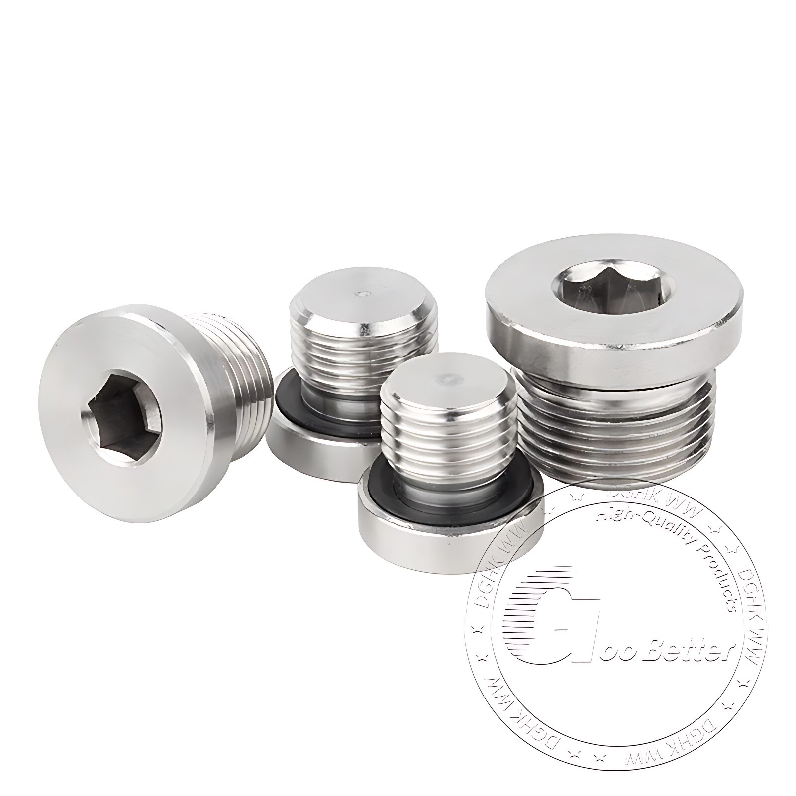 BSP Hydraulic Socket Blanking Plug A2 Stainless Countersunk End Plug Hex Socket