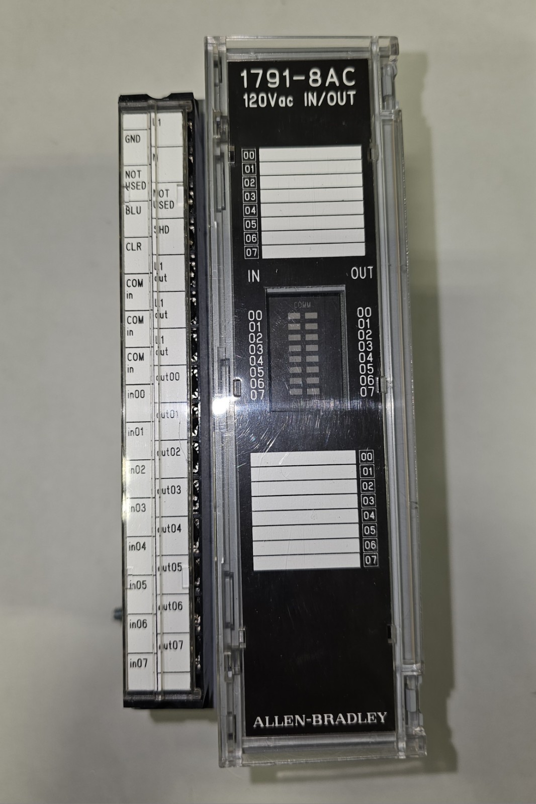 AB 1791-8AC Series B Block I/O Module 120VAC 8 Inputs 8 Outputs Brand New