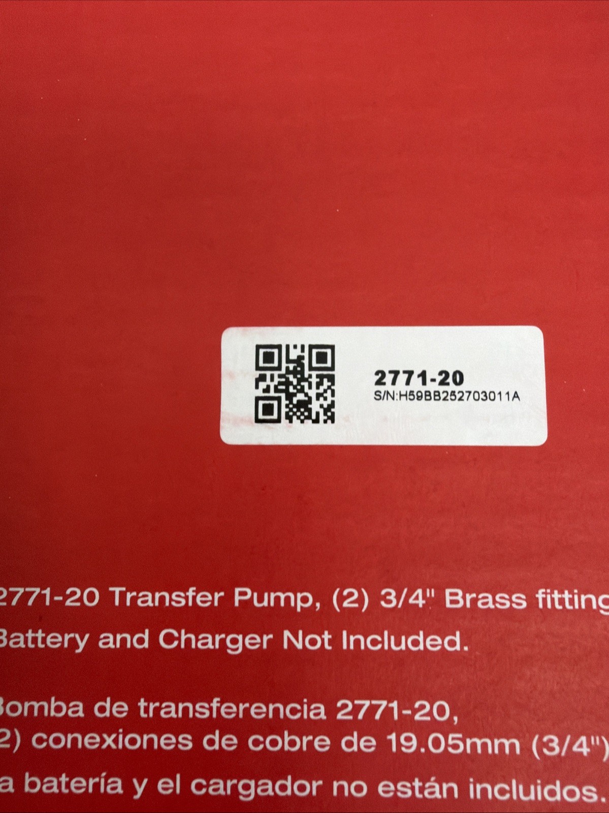 Milwaukee 2771-20 M18 FUEL 18V Water Transfer Pump – Bare Tool