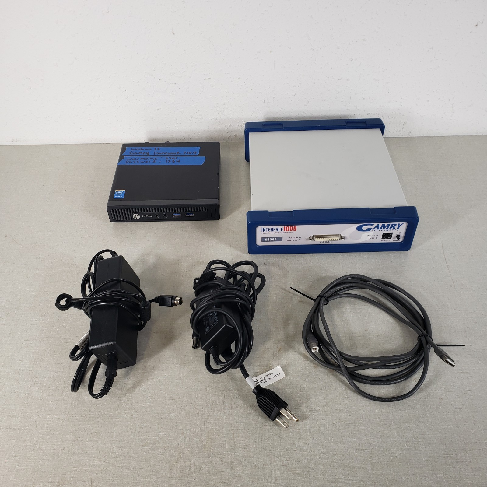 Gamry Interface 1000E Potentiostat / Galvanostat / ZRA w/ EIS, PC and Software