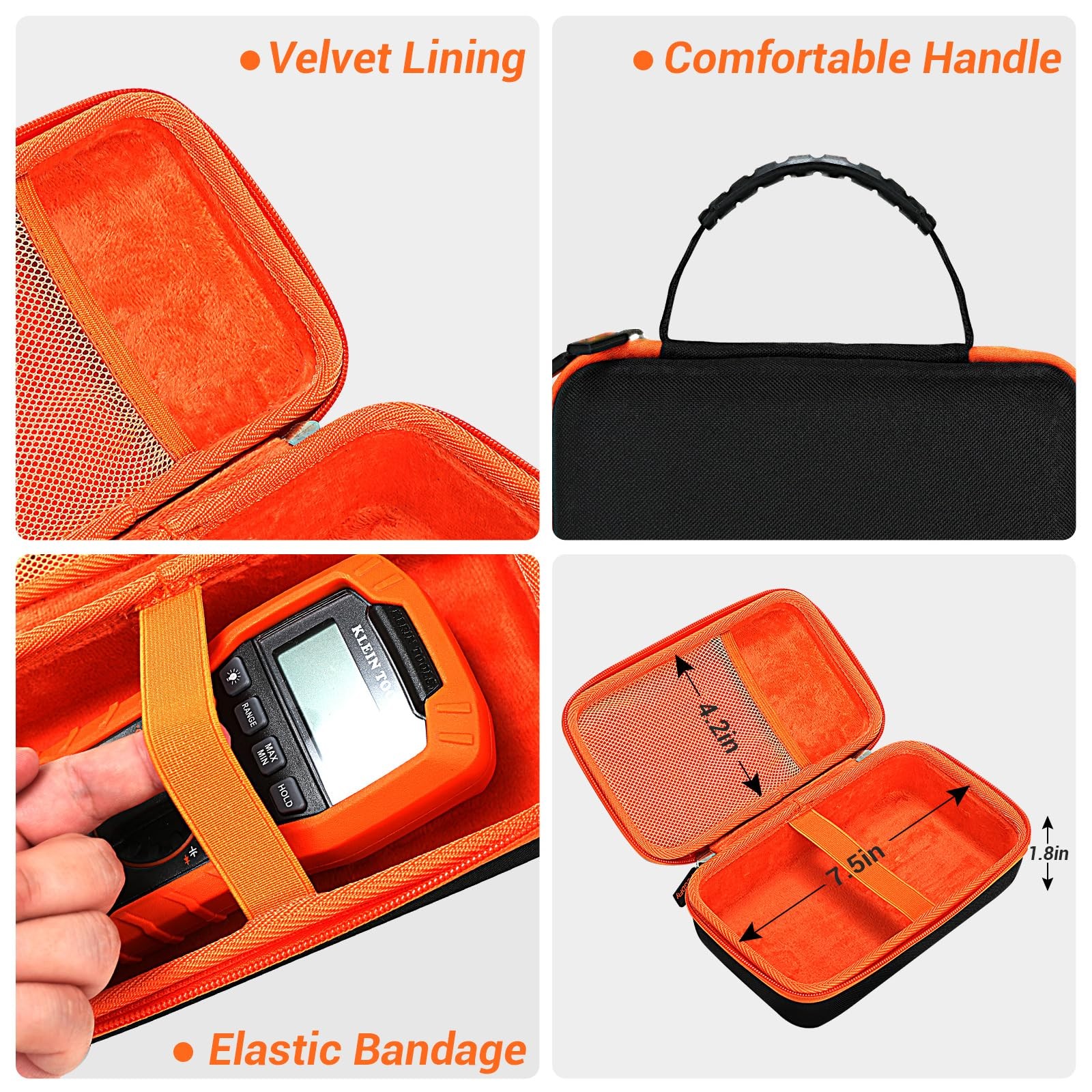 Hard Carrying Storage Case for Klein Tools MM400/ MM325/ MM450/ MM300/ MM200/…