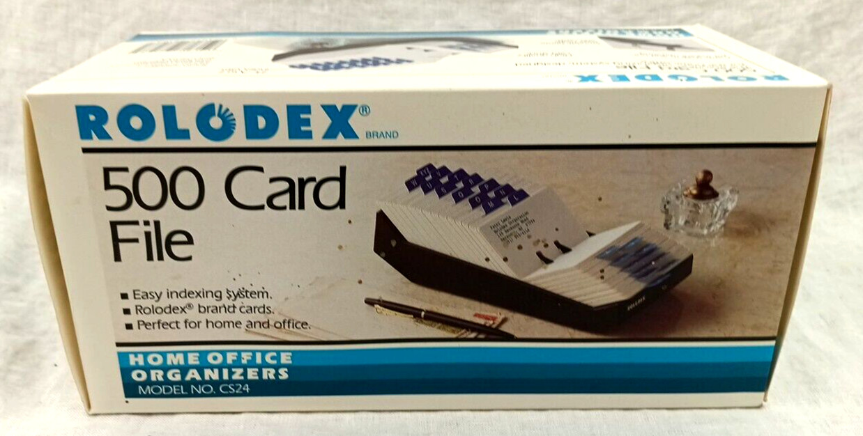 ROLODEX 500 CARD FILE CS24