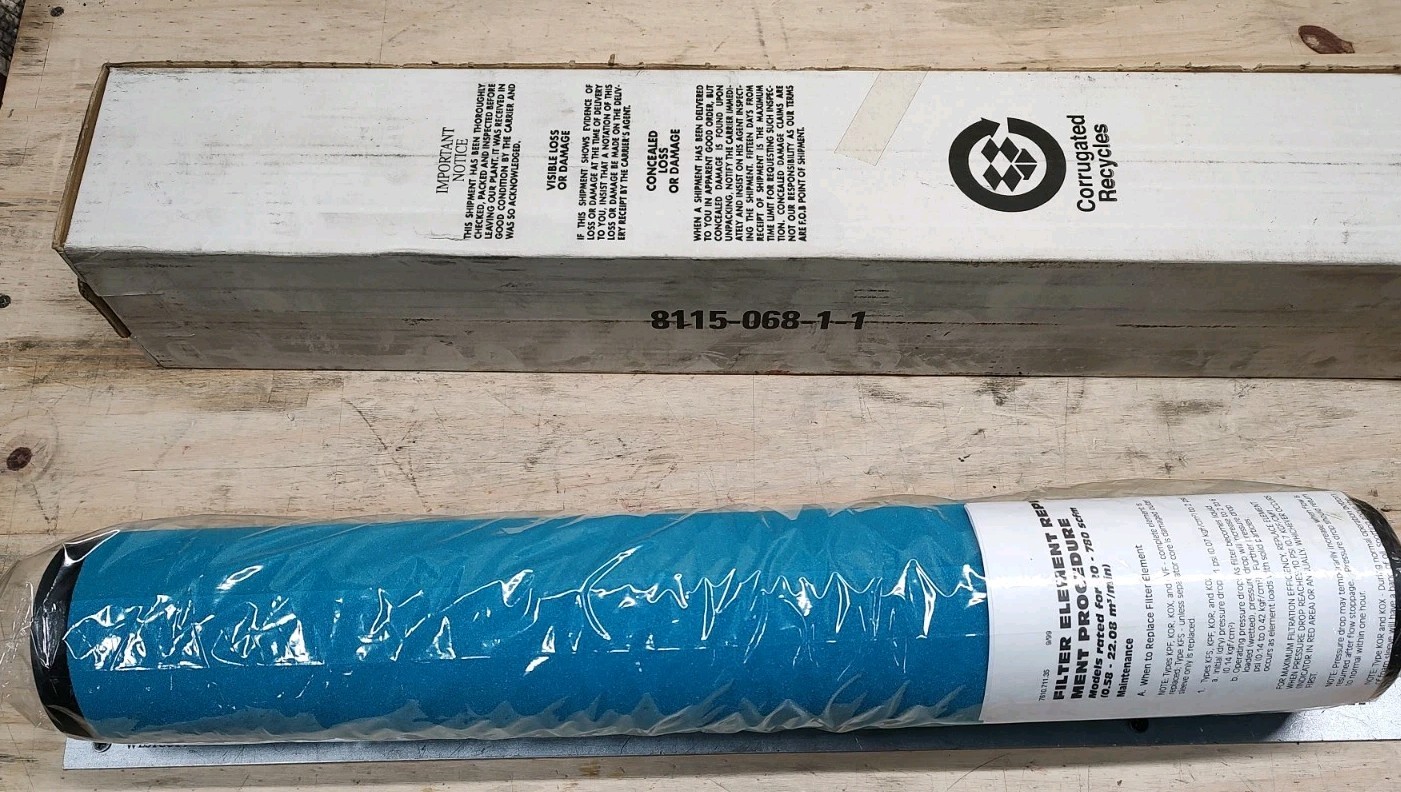NEW Kaeser OX-485 0.01 Micron Coalescing Element, 99.995% Eff! 0.003 PPM Max