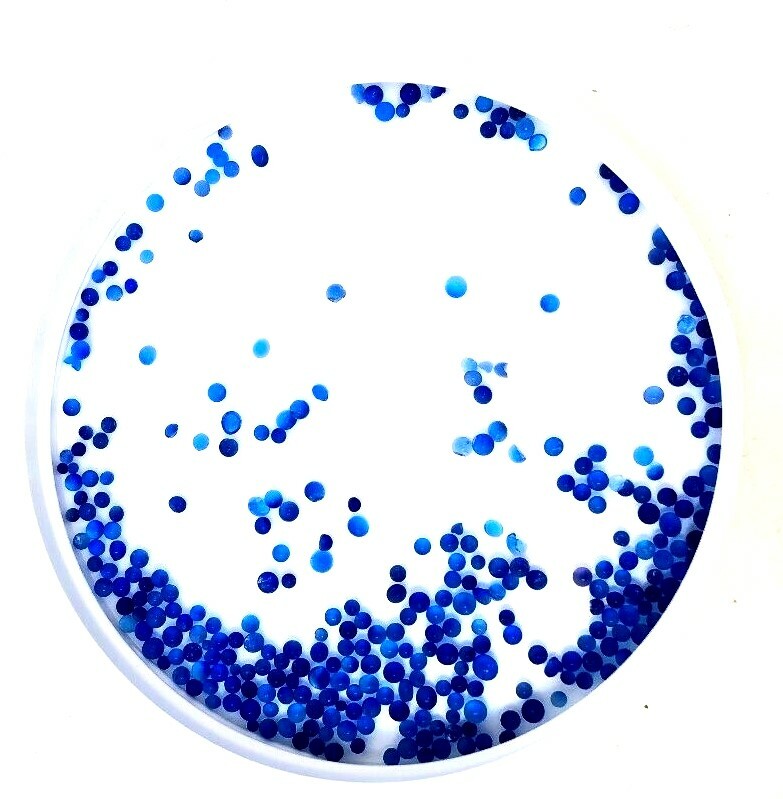 Replacment Dessicant Silica Gel Beads Blue, 1 Gallon, 7 Pounds Dessicant Air Dry