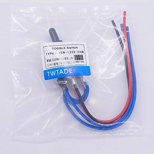 Waterproof Latching Reverse Polarity Switch 12V 10 Amps DC Motor Control 6 Pi…