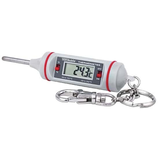 VWR 23609-178 Traceable 4351 Digital Pocket Thermometer, 150°C (302°F), Mini Key