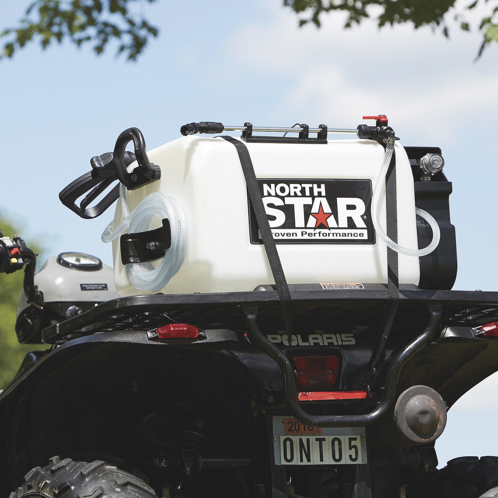 NorthStar ATV Boomless Broadcast and Spot Sprayer, 16-Gallon Capacity, 2.2 GPM,