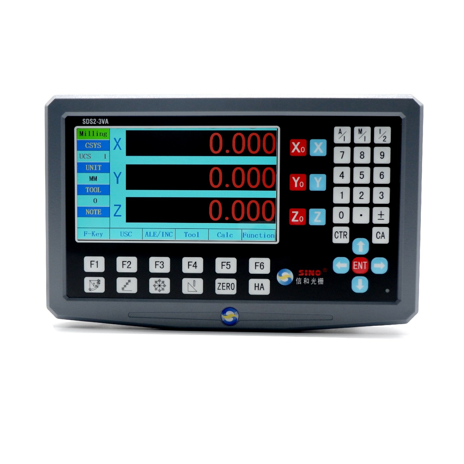 SINO SDS2-3VA 3 Axis LCD Digital Readout And 3 Pieces KA-300 Glass Linear Scale