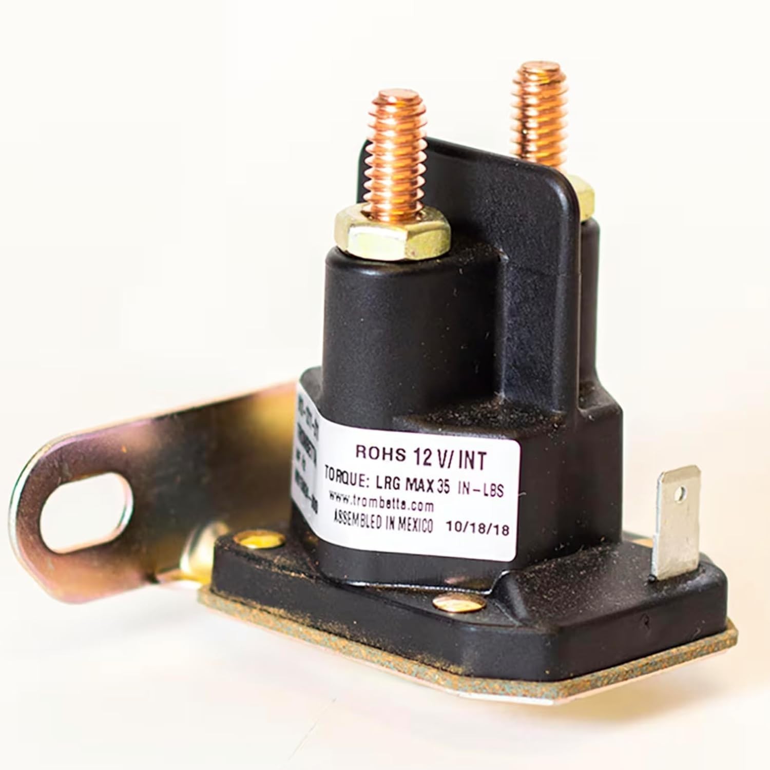 Snowmobile 12V Solenoid, Dust & Liquid Resistant