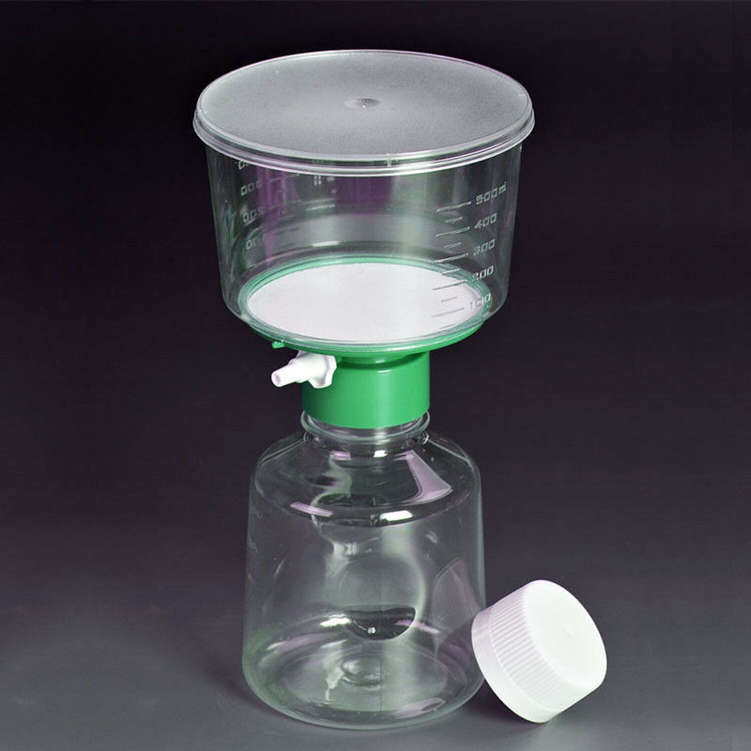 60PK Lab Polystyrene Bottle Top Vacuum Sterile Filter Graduated Clear 0.22um PES