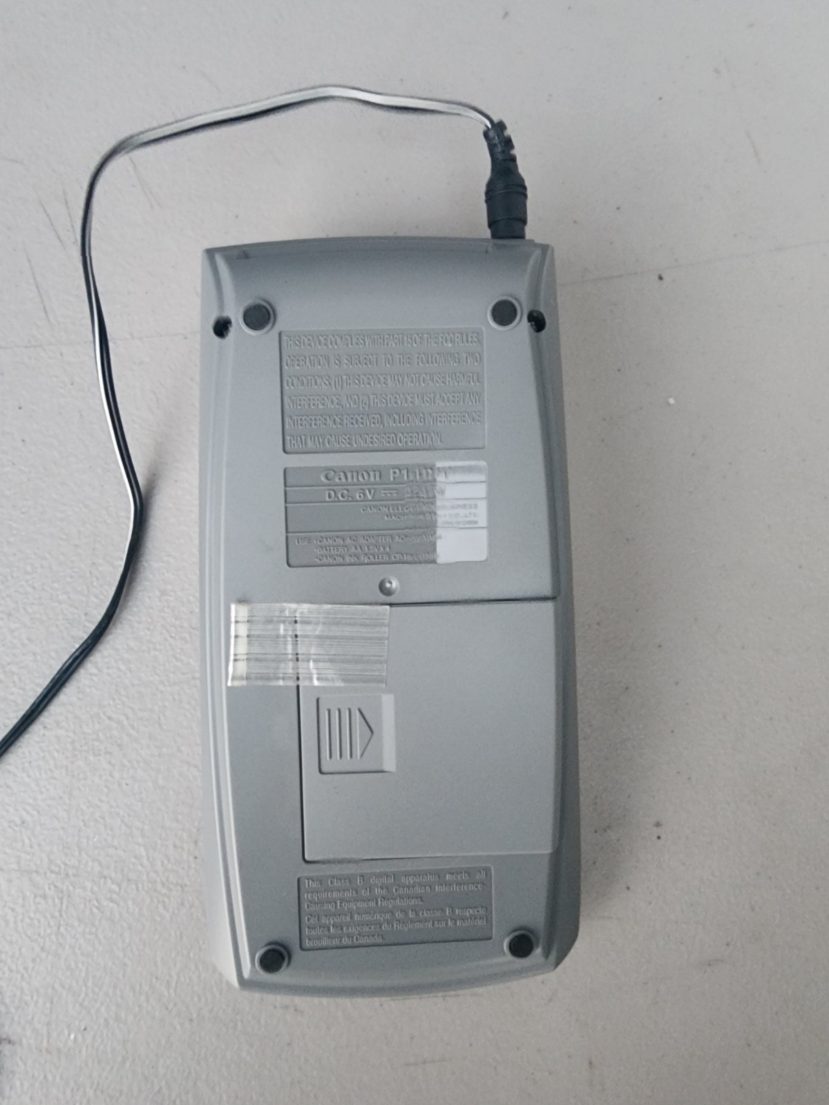 Cannon Palm Printer P1-DH V 12 Digit For Tax And Business With AC Adapter Tested