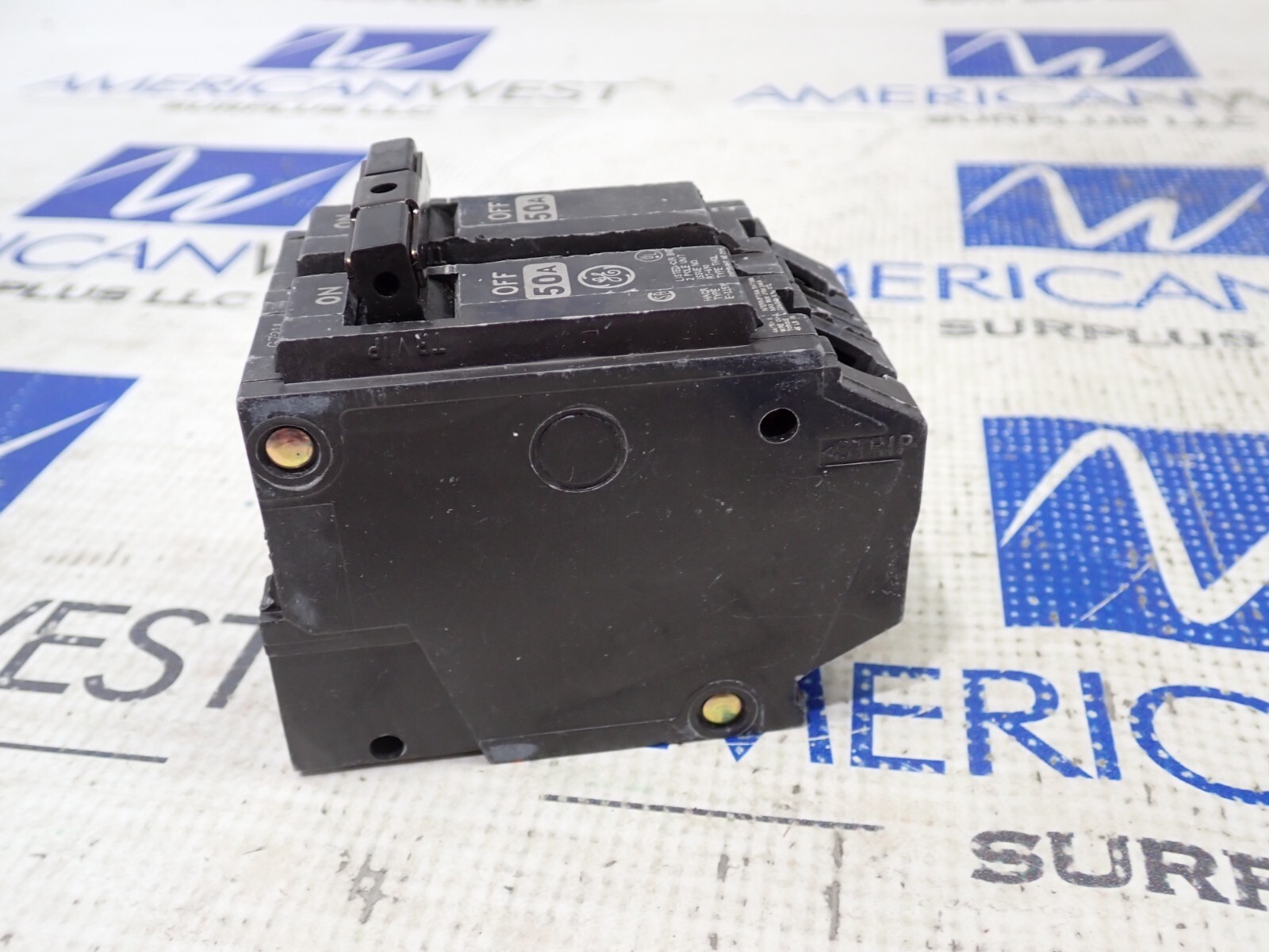 New GE THQL2150 2 Pole 50 Amp 120/240 Volt 10kA Plug On Circuit Breaker Qty 5