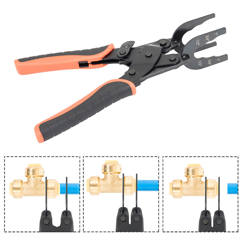 Disconnect Tong Tool for Push to Connect 1/2» 3/4» 1» Fittings Removal Tool