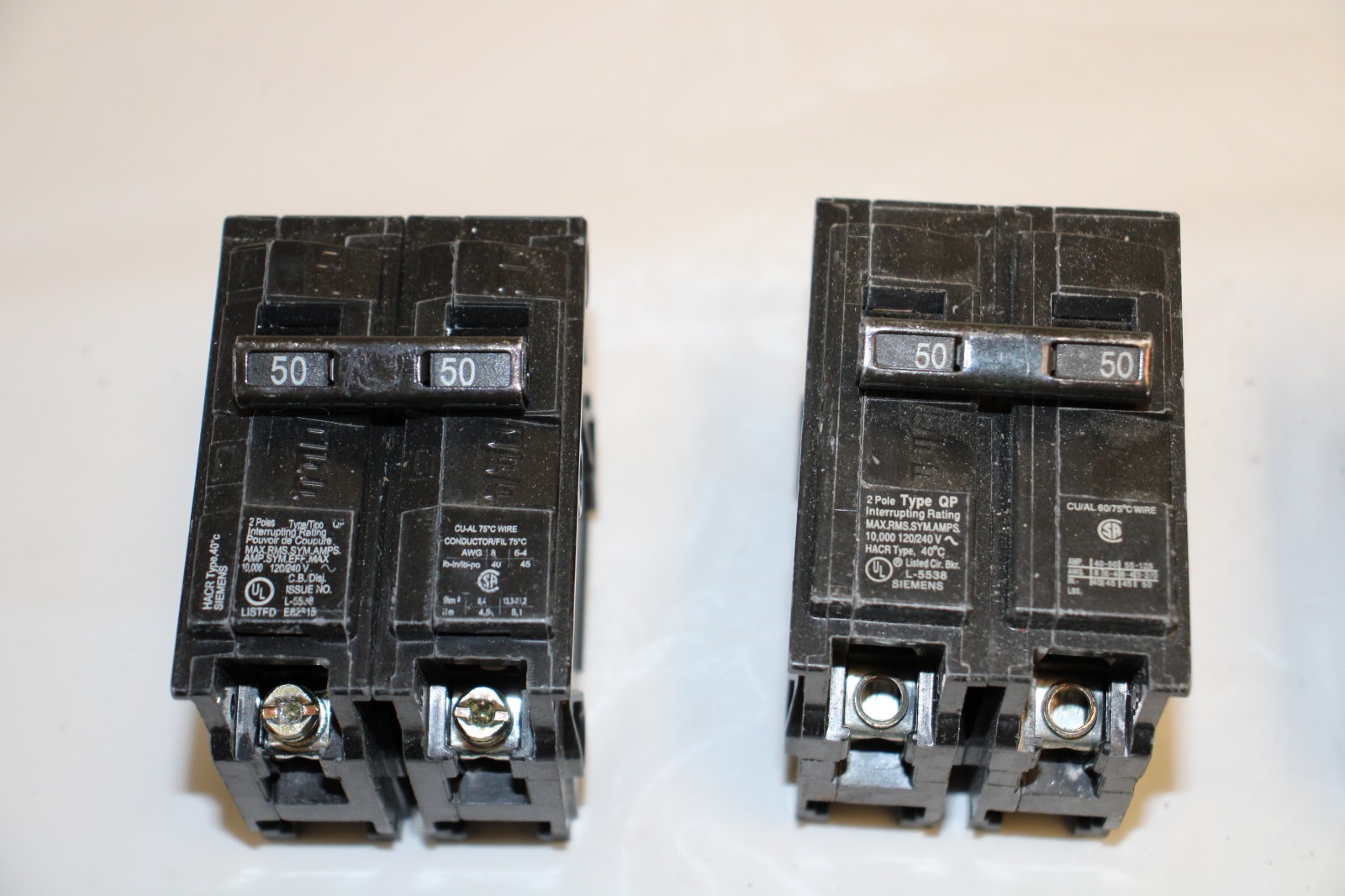 7z SIEMENS Q215 Q220 Q230 Q250 QP HACR 30A 40A Circuit Breaker L8