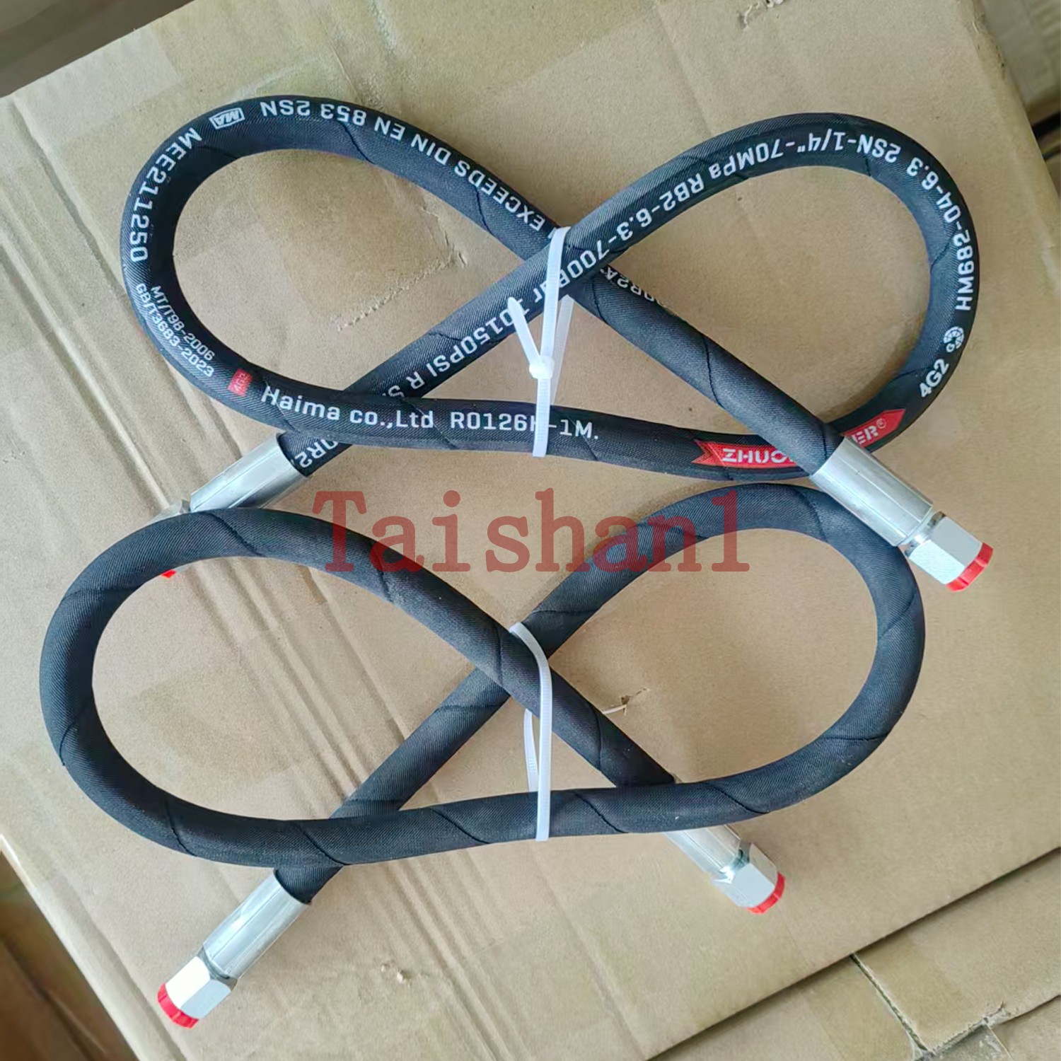 AGT Miva China Mini Excavator M14x1.5x 36″ Hydraulic Hose Both Ends Straight 2P